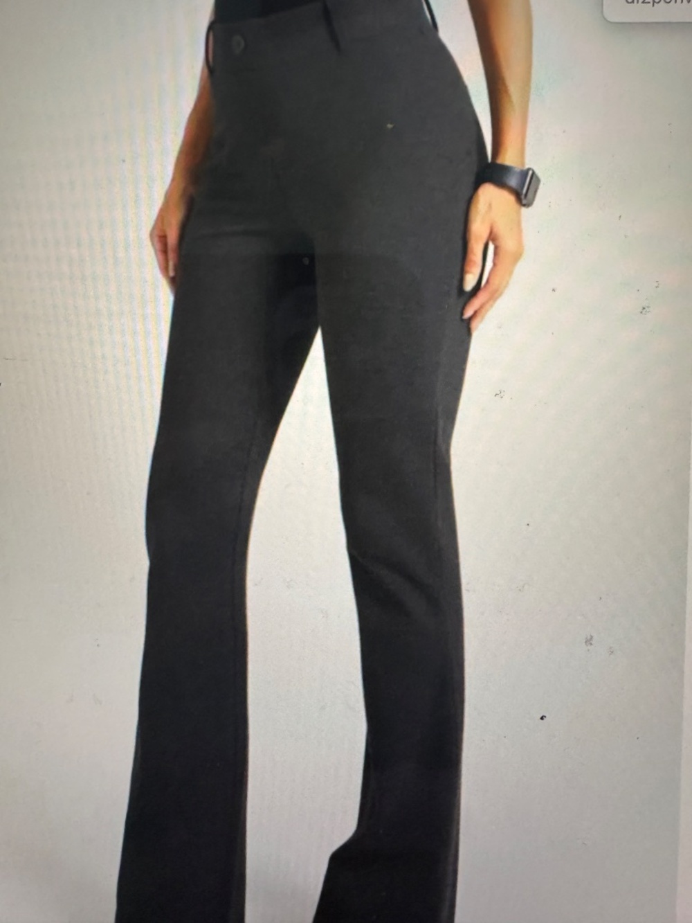 Betabrand Charcoal Gray Yoga Pants